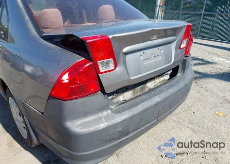 2004 Honda Civic Lx from USA, damaged, VIN 1HGES16524L022287